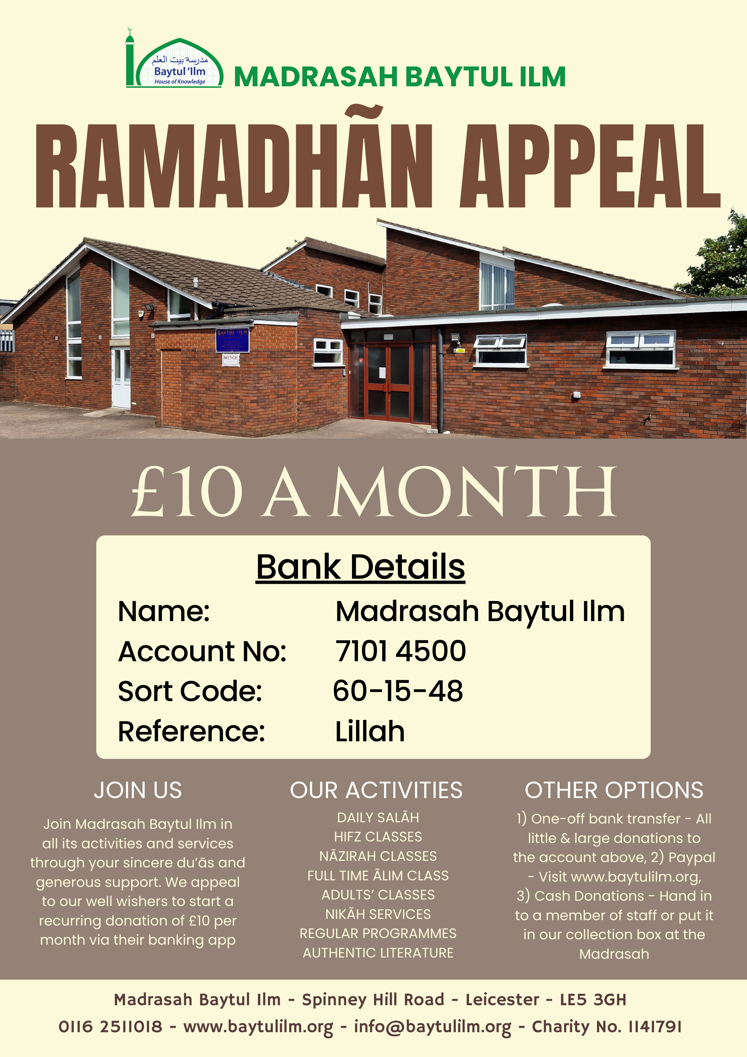 Ramadhan Appeal 2024